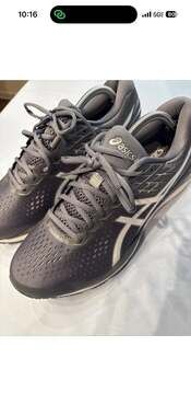 ASICS Men's GEL-Cumulus 21 Running Shoes Grey White 1011A551-021